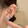 Clavos para Oreja Hueso Explosivos, Clavos para Oreja de Acero de Titanio Médico para Perforación de Oreja, Clavos para Cóclea de Zirconia para Dormir para Mujeres