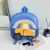 Mochila Escolar para Jardín de Infancia de Comercio Exterior, Mochila Rígida de Dibujos Animados de Coche Lindo, Lonchera, Mini Mochila para Bebé