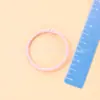 Colgante Pinza Tarjeta Anillo Hebilla Pieza Anillo de Sujeción Metal Abridor Anillo Móvil Tarjeta Calendario de Escritorio Anillo para Tarjetas de Hojas Sueltas Llavero Colorido