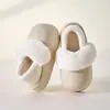 Chinelos com Liberação Rápida em Estoque, Novos Chinelos de Algodão para Homens, Impermeáveis, Palmilha de Algodão Removível, Chinelos de Inverno para Mulheres, Destacáveis para Uso no Inverno