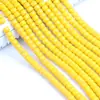 Vidrio color sólido 8*6mm columna corta color primario no se decolora multicolor espaciador opcional zafiro rojo azul cuentas de tambor cuentas sueltas venta al por mayor