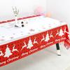 Toalha de mesa descartável para comércio exterior floco de neve veado festa de Natal toalha de mesa embalagem independente festa de feriado toalha de mesa atacado