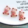 Nuevos Accesorios de Joyería Navideña Resina Árbol de Navidad Papá Noel Muñeco de Nieve DIY Materiales Hechos a Mano Transfronterizos