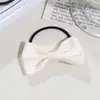 Laço de Tecido Liso para Cabelo Infantil Estilo Coreano Ins Menina Rabo de Cavalo Alto Faixa de Cabelo Estudante Diário Simples e Delicado