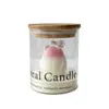 Taza de Flor de Tulipán Vela Aromática de Cera Amante de la Atmósfera Regalo de Vacaciones Vidrio Aromático a Flor de Tulipán Cera Recuerdo