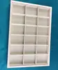 Caja de joyería de bambú Exhibidor Bandeja para joyería Caja de almacenamiento de anillos Plato para collares Accesorios de exhibición de joyería Envío gratis
