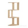 Estante de Almacenamiento de Pared de Madera Estantería de Esquina Madera Maciza Colgante de Pared Partición Estante de Almacenamiento Pequeño Estante de Almacenamiento para Decoración del Hogar