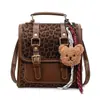 Mochila Fashion Estilo College Feminina 2025 Outono Nova Bolsa de Aula para Estudantes Mochila Escolar Mochila de Ombro Retrô