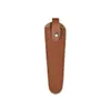 Múltiples estilos en stock funda protectora de cuero engrosado para tijeras para tijeras domésticas tijeras de peluquería de belleza manga de almacenamiento se puede imprimir logo