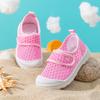 Novos Sapatos de Malha Respirável para o Verão de 2026, Sapatos Brancos para o Campus, Sapatos de Malha Frescos Slip-On para Esportes no Jardim de Infância, Venda por Atacado do Fabricante