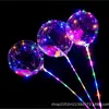 Celebridad de Internet Pelota de Onda Luminosa Juego Completo de Globo LED Flash Juguetes para Niños Puesto Callejero Regalos Promoción Venta al por Mayor Puesto Callejero
