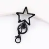 Popular Estrella de Cinco Puntas Pintada de Colores con Cierre de Langosta Colgante Adorno de Estrella Materiales para Manualidades Llavero