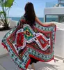 Lago Salado Chaka Noroeste Grande Turismo Estilo Étnico Bufanda Bufanda Nueva de Verano para Mujer Playa Marina Chal Protector Solar Delgado