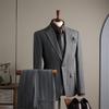 Terno Xadrez Terno Masculino Casual de Negócios Banquete Vestido de Casamento Terno Formal Profissional Terno Masculino Anfitrião
