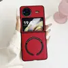 Capa de Couro Estilo Hyuna Leve Luxo Adequada para Vivoxflip, Novo Modelo Antiderrapante para Vivoxflip, Dobrável para cima e para baixo