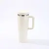 Taza de Coche de Color Sólido Transfronteriza de 40 oz Taza con Aislamiento al Vacío de Acero Inoxidable 304 Asa Portátil para Exteriores Taza con Popote para Hielo