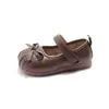 Zapatos Pequeños de Piel para Niñas 2026 Nuevos Primavera/Otoño Suela Suave Antideslizantes Mocasines Infantiles Zapatos de Princesa para Niñas Versátiles