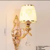 Luminária de Cabeceira Luminária de Parede de Vidro LED Quarto Lâmpadas Criativas Luminária de Parede Sala Novo Quarto Casa Estilo Europeu de Alta Qualidade