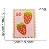 Nuevo Parche de Tela Rosa de Fresa Oso de Peluche Lindo Helado Botella de Leche Bordado por Computadora Parche Decorativo para Ropa Parche