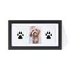 Porta-Retrato de Tinta para Bebê com Pegadas de Mãos e Pés Transfronteiriço Porta-Retrato DIY com Pegadas de Mãos e Pés de Gato e Cachorro Pet Porta-Retrato Comemorativo com Pegada de Pata