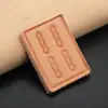Llavero de Cuero para Mahjong Simple Hecho a Mano de Piel de Vaca Colgante de Llave de Mahjong Cuero Creativo