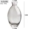 Vaso de Vidro Transparente Cor Dourada Pintado à Mão Novo Luxo Leve Transfronteiriço Conjunto de Três Peças Arranjo de Flores Dispositivo Hidropônico de Flores Ornamentos Artesanais