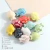 Contas cerâmicas soltas de animais marinhos, concha, búzio, estrela-do-mar, contas para colar, acessórios DIY, furo reto, acessórios de vestuário feitos à mão, contas de porcelana