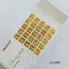 Popular Arte de Unha para Ano Novo Strass Pontiagudos Dourados Acessórios DIY Decorações de Unha Coloridas em Formato Oval