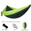 Hamaca Popular de Venta Cruzada al Aire Libre de Tela de Paracaídas de Nylon Silla Columpio de Campamento para una o Dos Personas Bestseller de Invierno para Niños