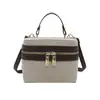 2026 Nuevo Bolso de Hombro Cruzado de Moda con Bloques de Color, Moderno, Elegante, Forma de Caja, Gran Capacidad