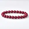 Atacado Pulseira Natural de Cinábrio Três Círculos Pulseira de Contas de Buda multi-círculo 4mm 6mm homens e mulheres este ano areia dourada roxa
