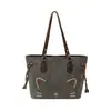 Bolsa Feminina Estilo Coreano com Novo Design 2025, Bolsa Tote Moderna de Grande Capacidade, Bolsa de Ombro Versátil para Estudantes e Commuters