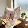 Estilo Fresco de Dropshipping 2026 Nuevo Estilo Coreano Bolso de Axila de Pana con Lazo y Corazón Cadena de Moda para Mujer Bolso de Hombro Único