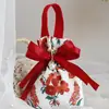 Bolsa de Dulces con Lazo Floral Plegado Shangmit, Bolsa de Dulces sin Plegar, Bolsa de Regalo de Boda 1