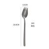 Tenedor y Cuchara de Acero Inoxidable 304 Uno con Dos Comida Principal Tenedor Occidental Mango Largo Cuchara de Postre Ensalada Tenedor Cara de Tenedor Tenedor de Fruta