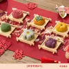 Xifu Youjia Jantar de Noivado Decoração de Mesa Conjunto Completo de Enfeites de Mesa Senso de Cerimônia Adereços para Fotos Casamento Cerimônia do Chá