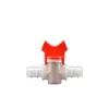 Válvula de Bola con Rosca G1/8 de 1/8" con Interruptor Ajustable, Válvula de Bola para Manguera para Agua, Válvula de Bola con Interruptor de Conexión Rápida de Plástico