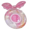 Boia Infantil Tridimensional em Forma de Borboleta, Boia Inflável com Assento para Bebê e Toldo, Boia Calcinha Estilo Afundado, Atacado em Estoque