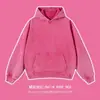 Sudadera con capucha vintage lavada de algodón puro de peso pesado 450g Transfronteriza Chaqueta de hombre para otoño e invierno Sudadera con capucha de marca moderna Personalización