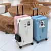 1035 Exportaciones Maleta con Contraseña Japonesa para Hombre de Gran Capacidad Rueda Universal Silenciosa Maleta de Carrito Engrosada Maleta de Cuero para Mujer Fuerte
