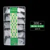 Dicas de Unhas Beauty Cílios 408 Peças Transparente Fosco Ultra Finas Sem Marca Sem Gravação Full Stick Meio Stick Tamanho Único Recarga