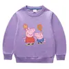 Suéter de punto para niños y niñas 2023 nueva ropa de primavera y otoño ropa infantil cerdo de dibujos animados Bebé Niño niña pequeña manga larga moda