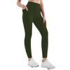 Amazon Pocket Leggings de Yoga para Mujer Suaves para el Vientre de Alta Elasticidad Opacas Ajustadas Negras de Cintura Alta