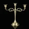 Candelabro Estilo Europeo Accesorios de Boda Cena a la Luz de Velas de Hotel Decoración del Hogar Candelabro de Club