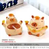 Cinzeiro Criativo de Capivara Atacado Cerâmica com Tampa para Uso Doméstico na Sala de Estar, Mesa de Centro, Quarto, Ornamento Decorativo Fashion