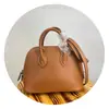 Versão Atualizada Bolide Couro Bovino de Primeira Camada Original de Fábrica Fio Encerado Costurado à Mão Hardware de Aço Bowling Bolsa de Ombro Único Transversal 18cm