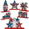 Popular Adorno de Escritorio del Día de la Independencia de Amazon, Decoración de Mesa Temática Conmemorativa del Día de la Independencia Estilo Campo Americano