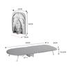 Tábua de Passar de Mesa Transfronteiriça Dobrável Tábua de Passar Reforçada Mesa de Passar Roupa Incluindo Rack de Armazenamento Tábua de Passar Doméstica