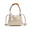 Bolsas Pequenas Tendência Primavera e Verão para Mulheres 2025 Nova Exquisite Versátil Bolsa Transversal de Corrente Bolsa Nuvem com Cordão