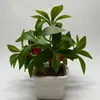 Flores Artificiales, Plantas Falsas para Decoración de Sala de Estar, Plantas Verdes Artificiales de Pie para Dormitorio, Adornos en Maceta, Decoración de Interior Monstera, Plantas Falsas